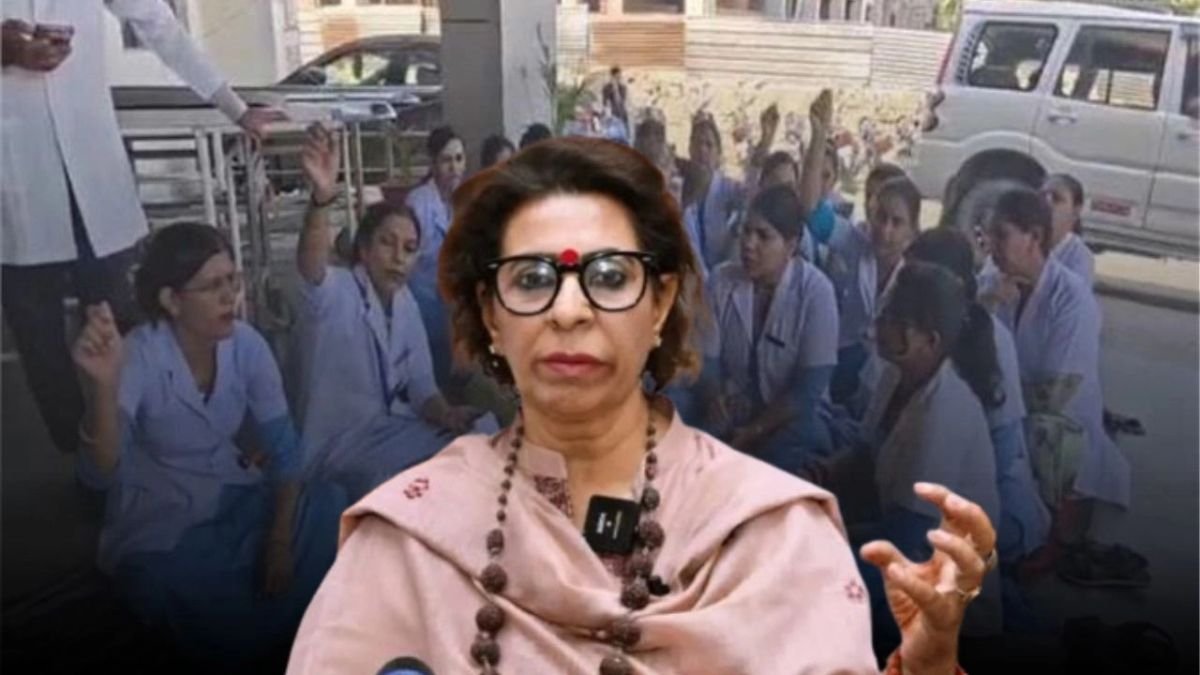 You are currently viewing हरियाणा महिला आयोग अध्यक्ष रेणु भाटिया अपने बयान पर कायम, इस्तीफे की मांग तेज