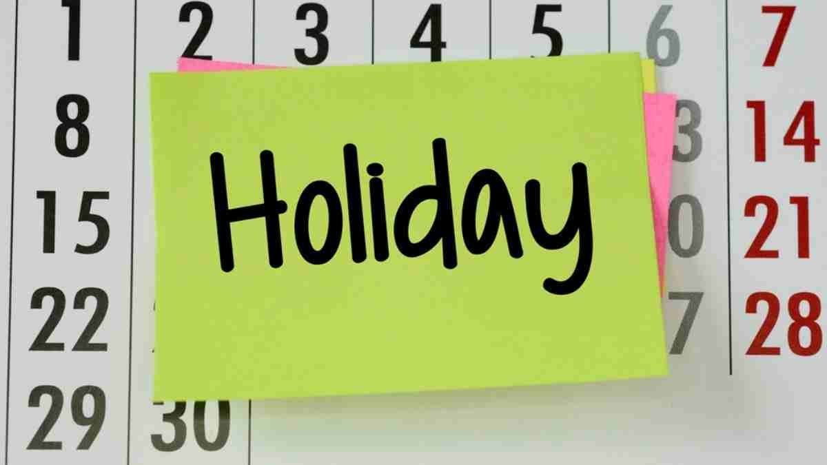 Bank Holidays